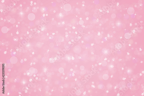 Abstract pink Christmas winter background