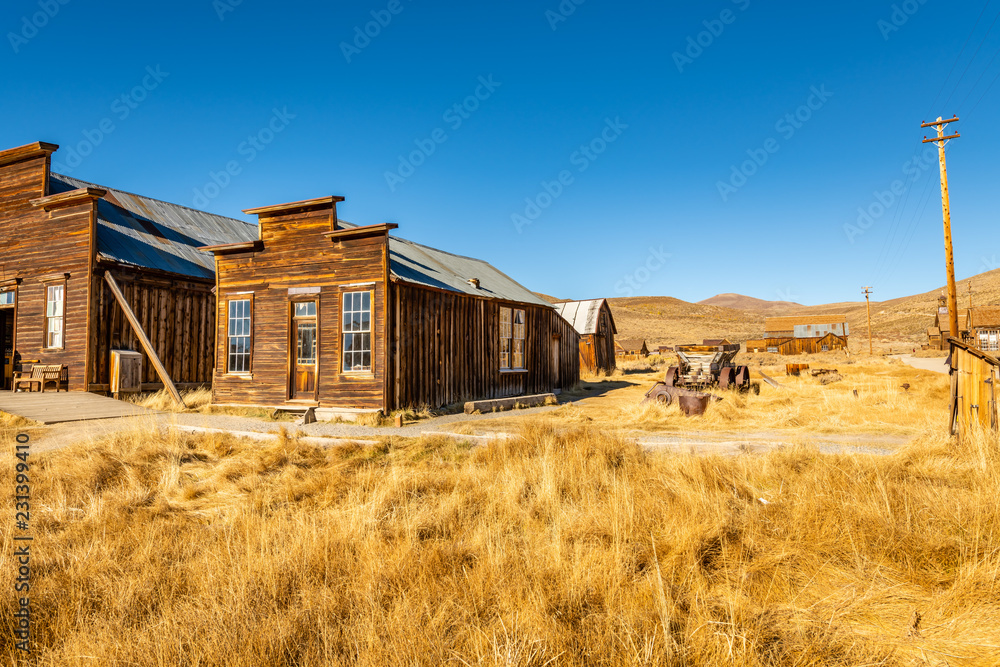 Early Morning Glow over the Bodie Ghost Town