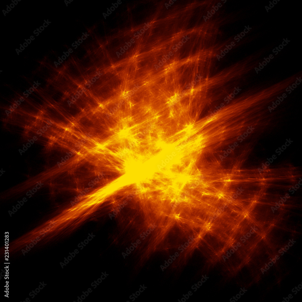 Abstract sparkling energy motion fractal Abstract sparkling energy motion fractal
