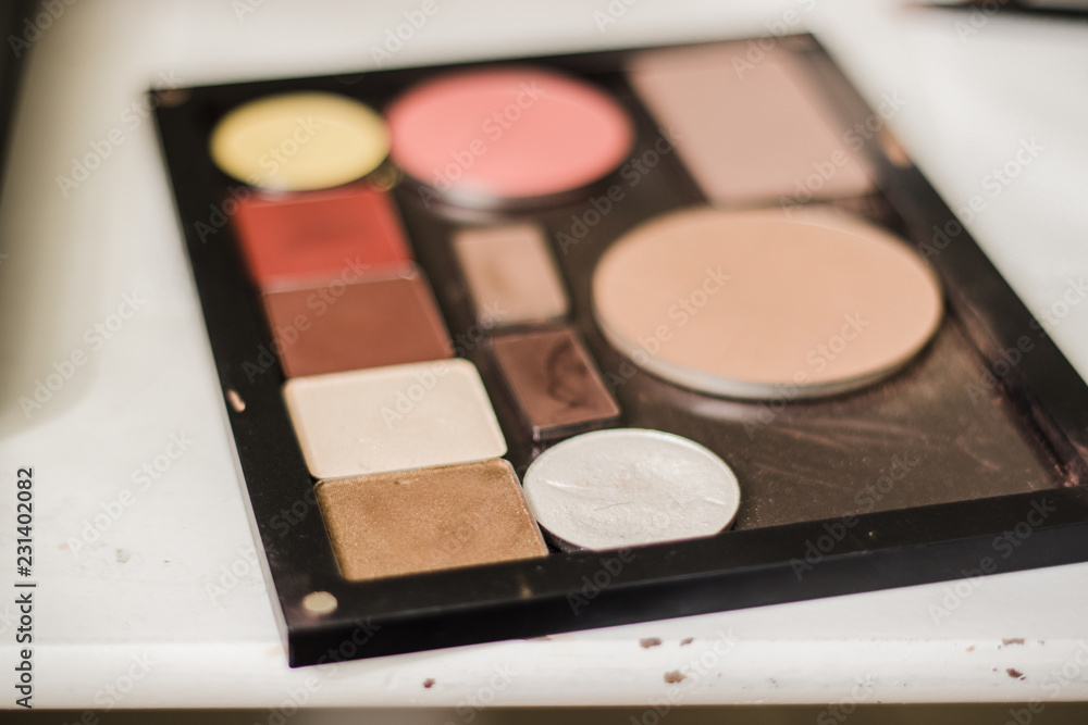 Equipment of makeup artist Equipment of makeup artist