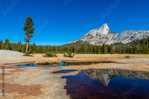Cathedral Peak & Lower Cathedral Lake