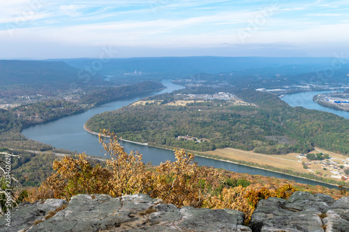 River bean overlooking Chattanooga
