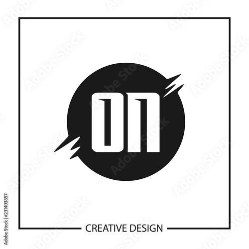 Initial Letter ON Logo Template Design Vector Illustration