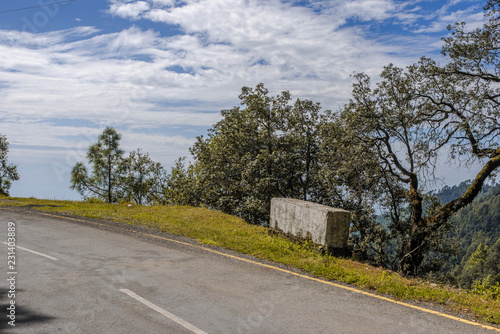 Roads in Himalayas - Bhimtal Road, Nainital, Uttarakhand, India photo