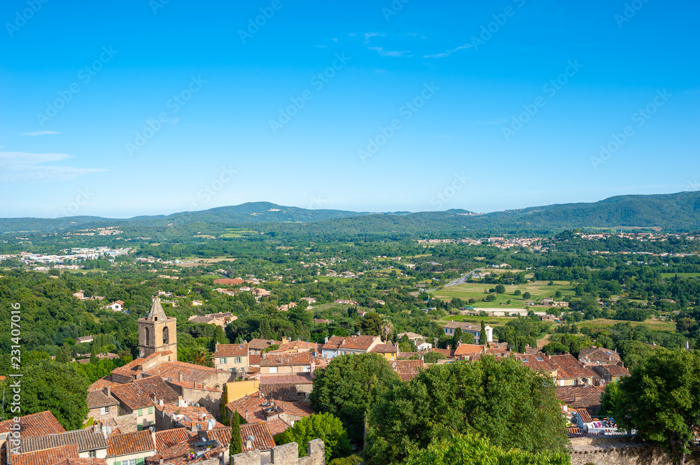 Townscape of Grimaud Village
