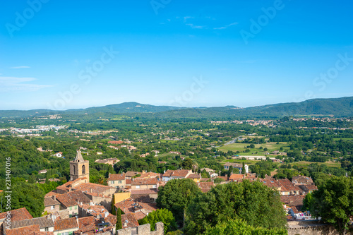 Townscape of Grimaud Village