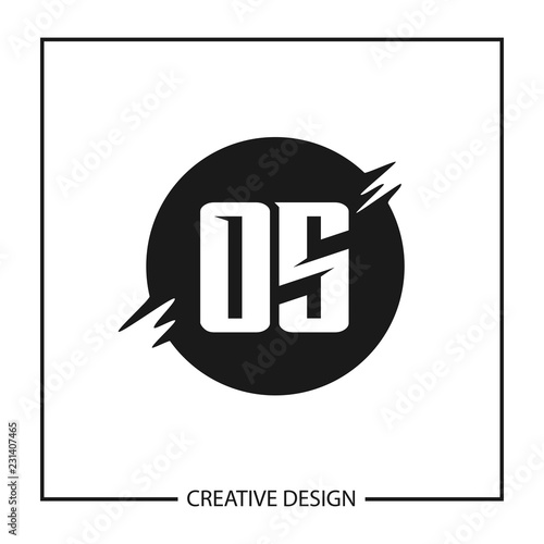 Initial Letter OS Logo Template Design Vector Illustration