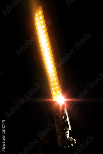 Futuristic Light Sword Concept photo