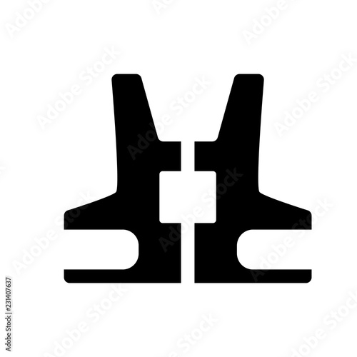 Bulletproof Vest icon. Trendy Bulletproof Vest logo concept on white background from army and war collection