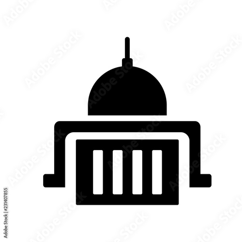 federal agency icon. Trendy federal agency logo concept on white background from army and war collection photo