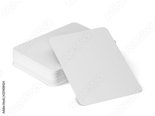 Playing cards mockup
