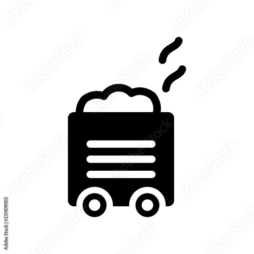 Dumpster icon. Trendy Dumpster logo concept on white background from cleaning collection