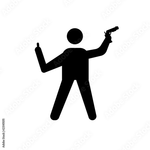 awful human icon. Trendy awful human logo concept on white background from Feelings collection