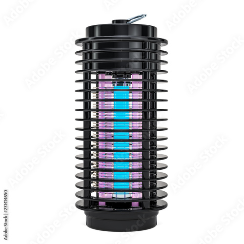Obraz na plátně Lamp mosquito electric insect killer, lantern. 3D rendering