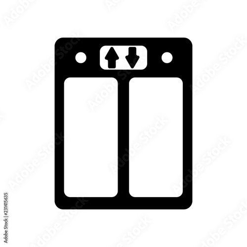 Elevator icon. Trendy Elevator logo concept on white background from Hotel and Restaurant collection