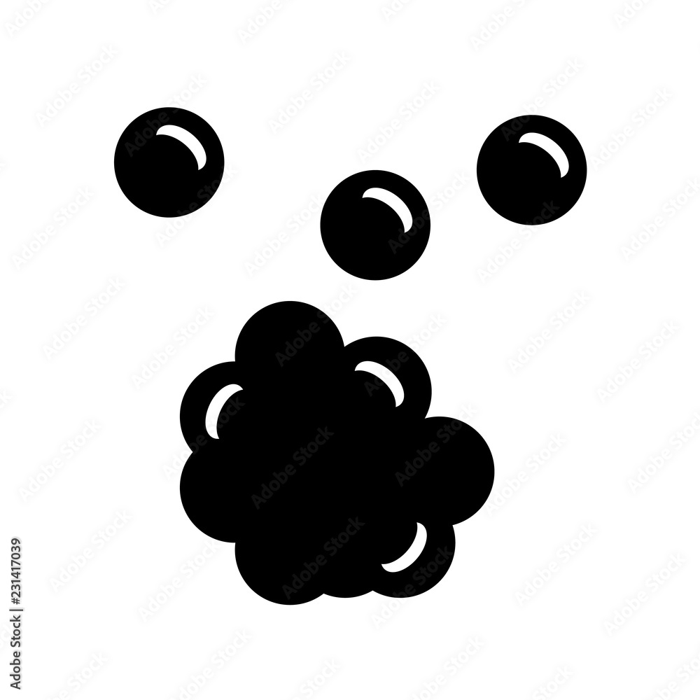 Foam icon. Trendy Foam logo concept on white background from Hygiene