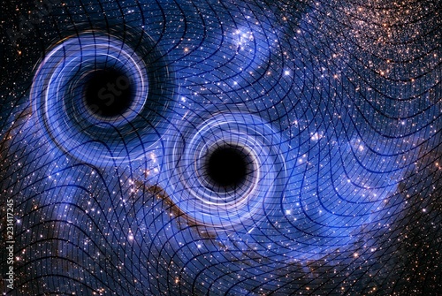 Black holes, illustration