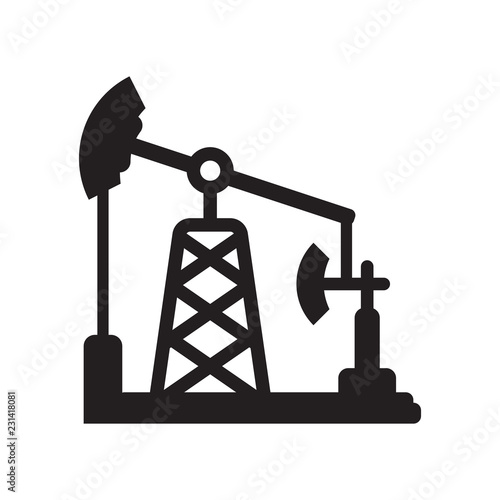Oil pump icon. Trendy Oil pump logo concept on white background from Industry collection