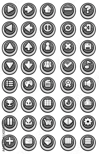 Medieval Game Button Pack