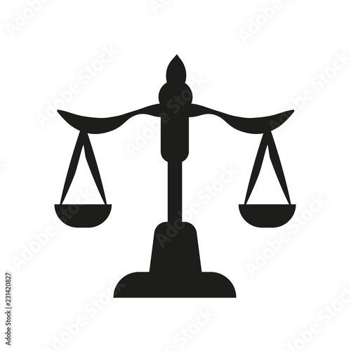 law Balance icon. Trendy law Balance logo concept on white background from law and justice collection