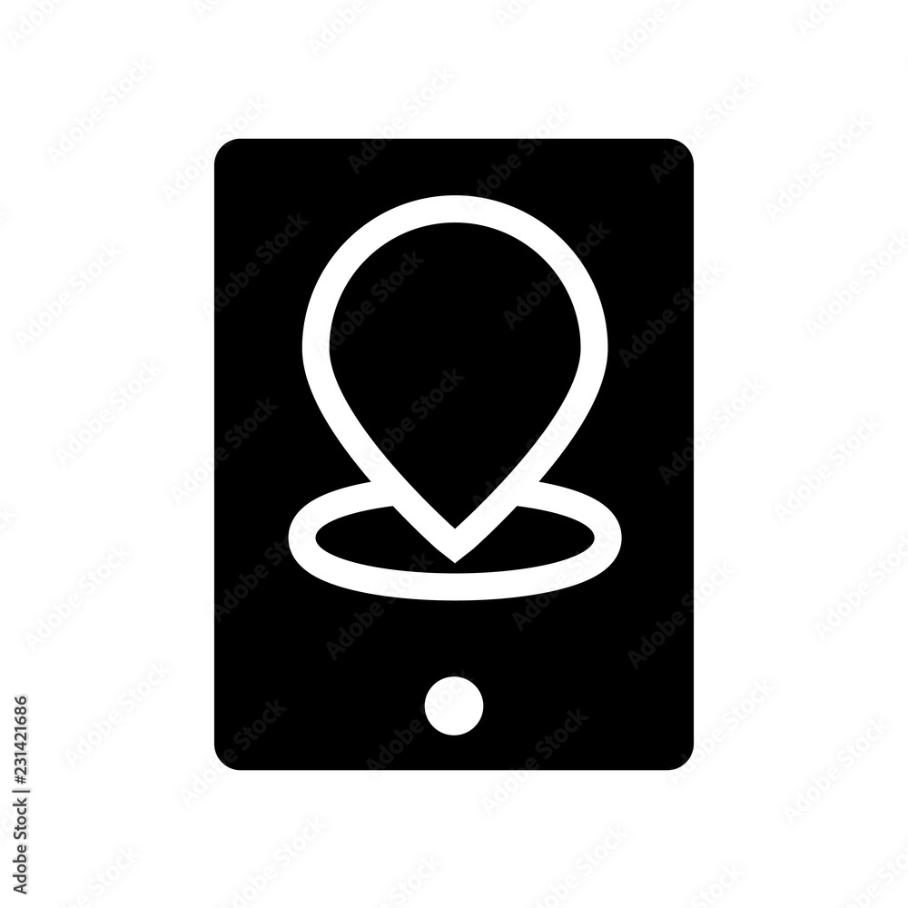 Gps device icon. Trendy Gps device logo concept on white background ...