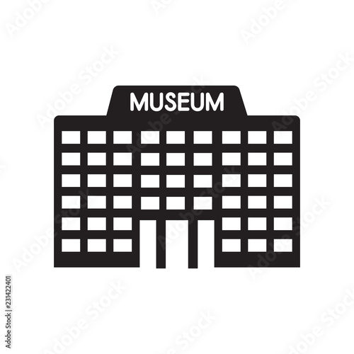 Museum icon. Trendy Museum logo concept on white background from museum collection