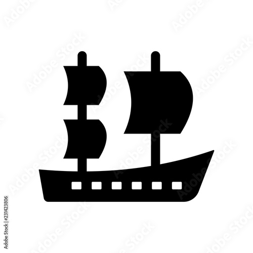 port and starboard icon. Trendy port and starboard logo concept on white background from Nautical collection