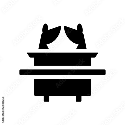 Ark of the Convenant icon. Trendy Ark of the Convenant logo concept on white background from Religion collection