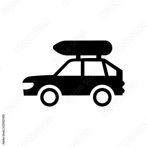 camper car icon. Trendy camper car logo concept on white background from Transportation collection
