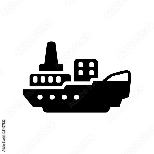 icebreaker ship icon. Trendy icebreaker ship logo concept on white background from Transportation collection
