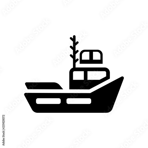 tugboat icon. Trendy tugboat logo concept on white background from Transportation collection