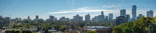 Large Panoramic View of Downtown Austin From Hope Park