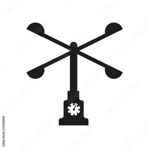 Anemometer icon. Trendy Anemometer logo concept on white background from Weather collection