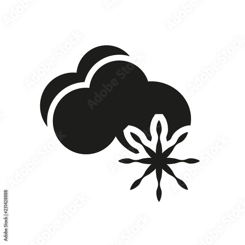 ice pellets icon. Trendy ice pellets logo concept on white background from Weather collection