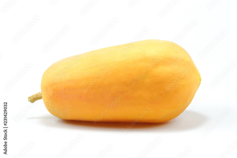 Ripe papaya isolated on a white background Ripe papaya isolated on a white background