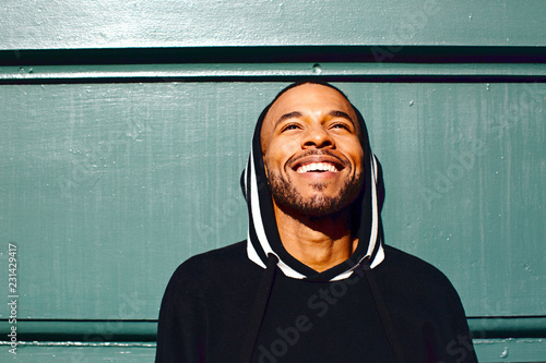 Portrait of smiling man