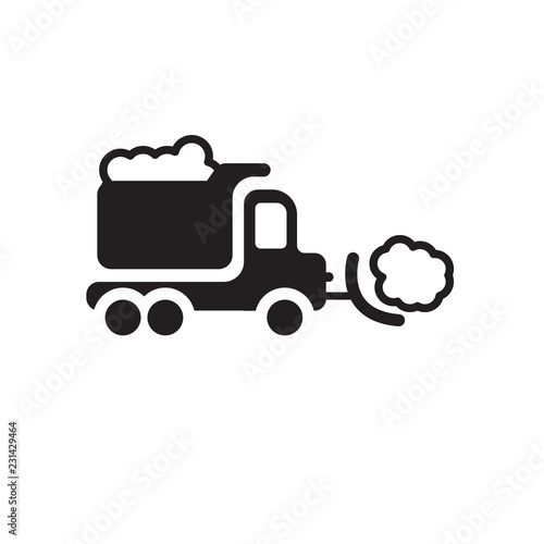 Snowplow icon. Trendy Snowplow logo concept on white background from Winter collection