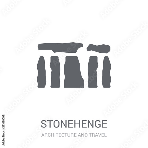 Stonehenge icon. Trendy Stonehenge logo concept on white background from Architecture and Travel collection