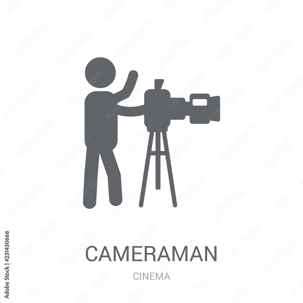 Cameraman Logo Illustration Stock Illustration - Illustration of flash,  snap: 98679425