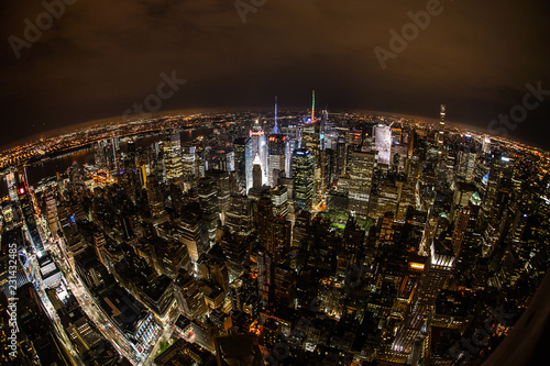 エンパイアステートビルから見えるニューヨークの夜景 photo