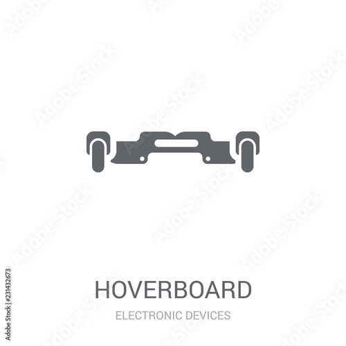 Hoverboard icon. Trendy Hoverboard logo concept on white background from Electronic Devices collection