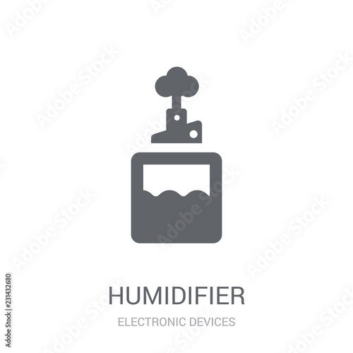 humidifier icon. Trendy humidifier logo concept on white background from Electronic Devices collection