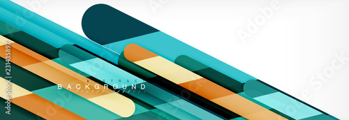 Abstract colorful lines, modern geometric background design