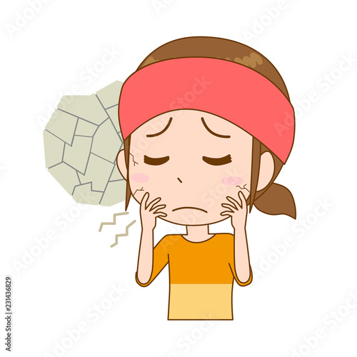	女性　乾燥肌　美容　悩み