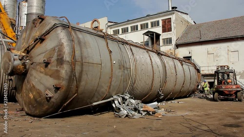 Wallpaper Mural Demolishing the old factory Torontodigital.ca
