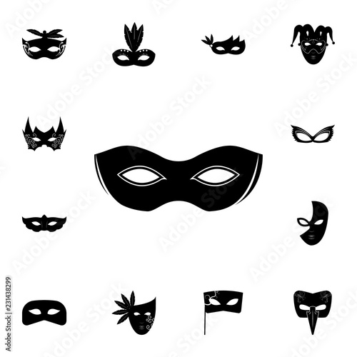 Carnival mask icon. Detailed set of carnival masks icons. Premium quality graphic design icon. One of the collection icons for websites, web design, mobile app