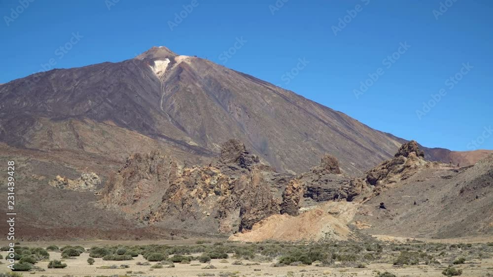 View on the Volcano Teide from the Valley, Tenerife, Spain. View on the Volcano Teide from the Valley, Tenerife, Spain.