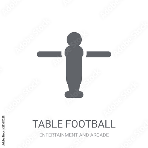 Table football icon. Trendy Table football logo concept on white background from Entertainment and Arcade collection