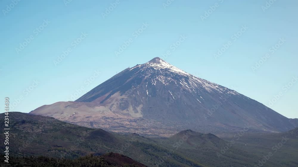 Aerial View of the Volcano Teide, Canaries Islands, Tenerife, Spain. Aerial View of the Volcano Teide, Canaries Islands, Tenerife, Spain.