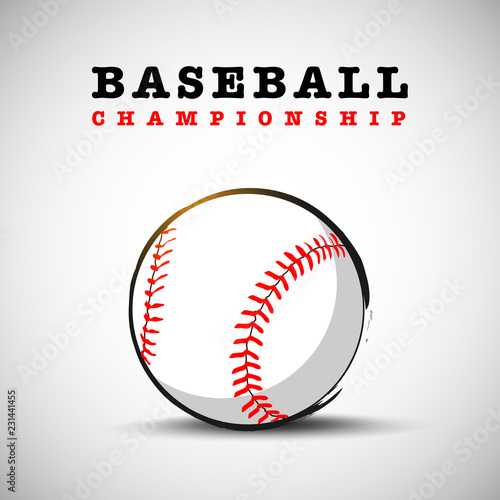 Baseball ball background